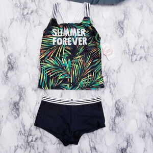 Swimsuit 2 Piece Tankini Top & Bottom SUMMER FOREVER